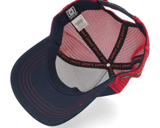 Trucker-Capslab Looney Tunes Bugs Bunny /Red Trucker - Black