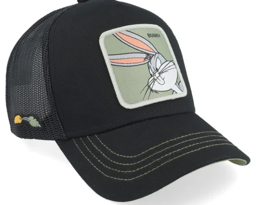 Trucker-Capslab Looney Tunes Bugs Bunny /Red Trucker - Black