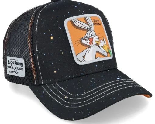Trucker-Capslab Looney Tunes Bugs Bunny /Red Trucker - Black