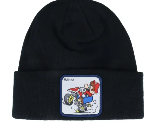 Cuff Beanies-Capslab Looney Tunes Bugs Bunny Black/Green/White/Brown Cuff - Black, Green