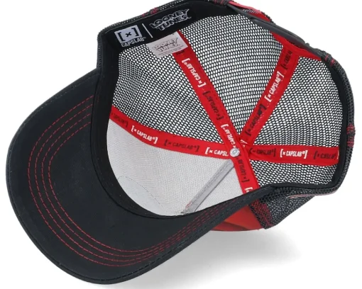 Trucker-Capslab Looney Tunes Bugs Bunny /Black Trucker - Red