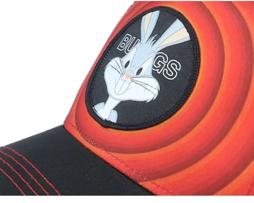 Trucker-Capslab Looney Tunes Bugs Bunny /Black Trucker - Red