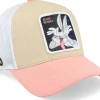 Trucker-Capslab Looney Tunes Bugs Bunny White/Beige/Pink Trucker -