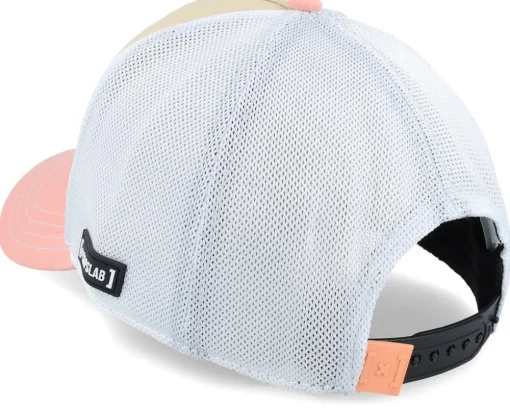 Trucker-Capslab Looney Tunes Bugs Bunny White/Beige/Pink Trucker -
