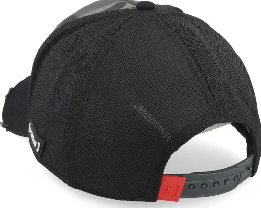 Trucker-Capslab Looney Tunes Daffy Duck Black/Camouflage A-Frame trucker -
