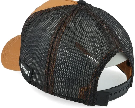 Clearance Capslab Looney Tunes Daffy Duck Brown A-Frame Trucker -