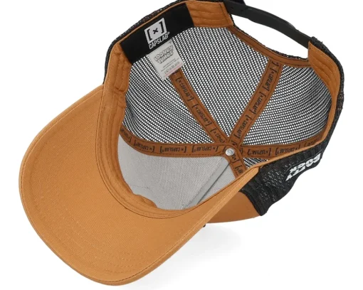Clearance Capslab Looney Tunes Daffy Duck Brown A-Frame Trucker -
