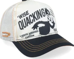 Trucker-Capslab Looney Tunes Daffy Duck Print/Black Trucker - White