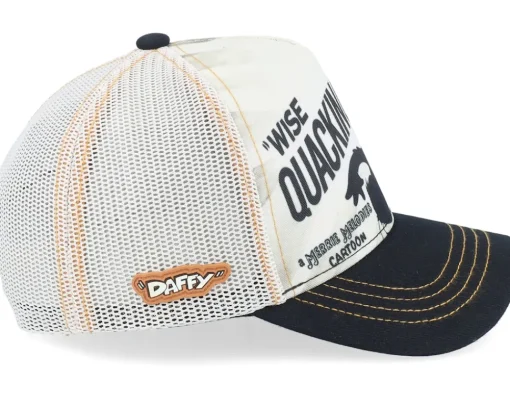Trucker-Capslab Looney Tunes Daffy Duck Print/Black Trucker - White