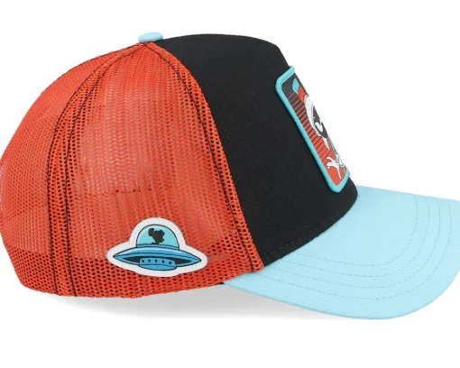 Trucker-Capslab Looney Tunes Martian Burgundy/Black/Blue A-Frame Trucker -