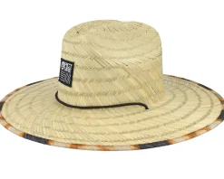 Best Picture Lopra Hat Tiki Print Straw Hat -