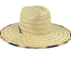 Best Picture Lopra Hat Tiki Print Straw Hat -