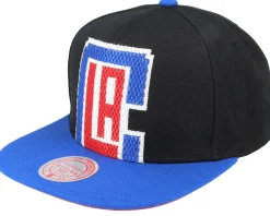 Snapback-Mitchell & Ness Los Angeles Clippers 8 Bit Xl /Royal Snapback - Black