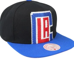 Snapback-Mitchell & Ness Los Angeles Clippers 8 Bit Xl /Royal Snapback - Black
