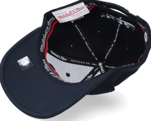 Adjustable-Mitchell & Ness Los Angeles Clippers Black Out Arch Black Adjustable -