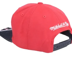 Snapback-Mitchell & Ness Los Angeles Clippers Slash Century Red/Black Snapback -