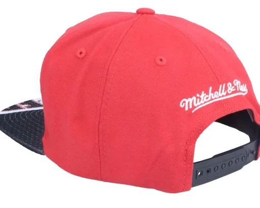 Snapback-Mitchell & Ness Los Angeles Clippers Slash Century Red/Black Snapback -