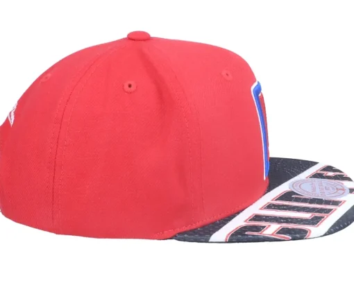 Snapback-Mitchell & Ness Los Angeles Clippers Slash Century Red/Black Snapback -