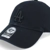 Hot 47 Brand Los Angeles Dodgers 47 Clean Up Black Adjustable -