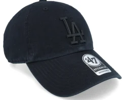Hot 47 Brand Los Angeles Dodgers 47 Clean Up Black Adjustable -