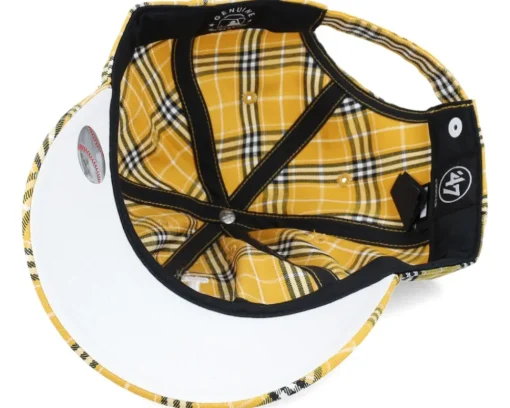 Outlet 47 Brand Los Angeles Dodgers Buggin Clean Up Honey Dad Cap - Yellow