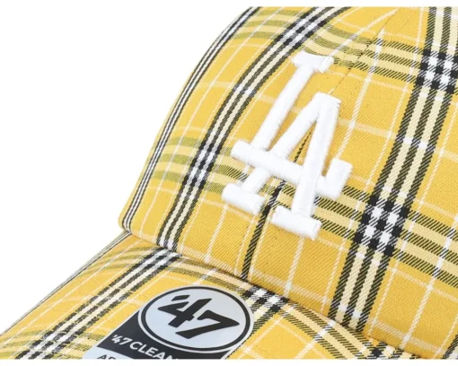 Outlet 47 Brand Los Angeles Dodgers Buggin Clean Up Honey Dad Cap - Yellow