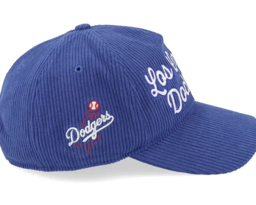 Dad Cap-47 Brand Los Angeles Dodgers Chainscript Hitch Lc Royal Dad Cap - Blue