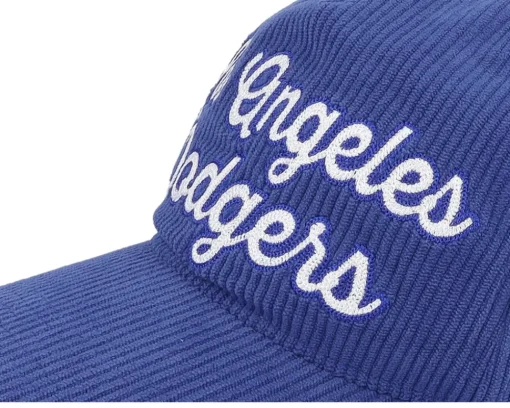 Dad Cap-47 Brand Los Angeles Dodgers Chainscript Hitch Lc Royal Dad Cap - Blue