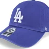 Dad Cap-47 Brand Los Angeles Dodgers Clean Up Royal Blue/White Dad Cap -