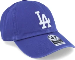Dad Cap-47 Brand Los Angeles Dodgers Clean Up Royal Blue/White Dad Cap -
