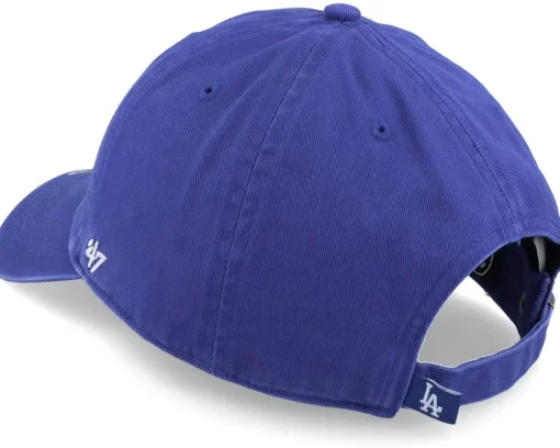 Dad Cap-47 Brand Los Angeles Dodgers Clean Up Royal Blue/White Dad Cap -