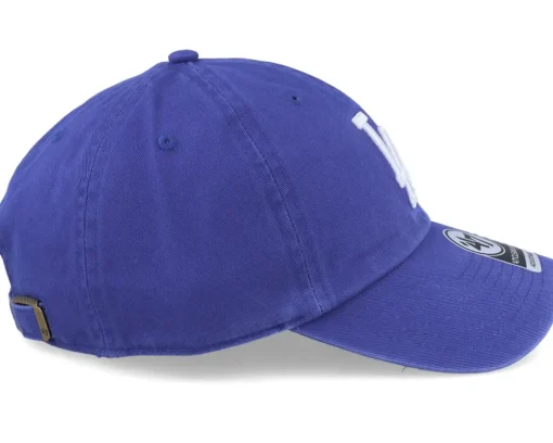 Dad Cap-47 Brand Los Angeles Dodgers Clean Up Royal Blue/White Dad Cap -