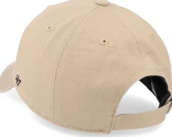 Dad Cap-47 Brand Los Angeles Dodgers MLB Base Runner Clean Up Khaki Dad Cap - Beige