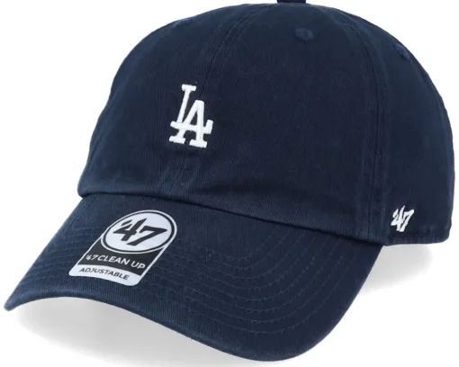 Dad Cap-47 Brand Los Angeles Dodgers MLB Base Runner Clean Up Khaki Dad Cap - Beige
