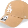 Dad Cap-47 Brand Los Angeles Dodgers MLB Clean Up Camel/White Dad Cap -