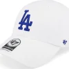 Online 47 Brand Los Angeles Dodgers MLB Clean Up White Dad Cap -