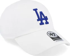 Online 47 Brand Los Angeles Dodgers MLB Clean Up White Dad Cap -