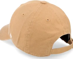 Dad Cap-47 Brand Los Angeles Dodgers MLB Clean Up Camel/White Dad Cap -
