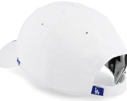 Online 47 Brand Los Angeles Dodgers MLB Clean Up White Dad Cap -