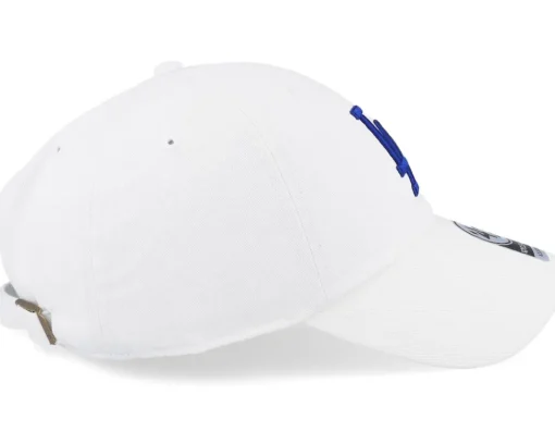 Online 47 Brand Los Angeles Dodgers MLB Clean Up White Dad Cap -
