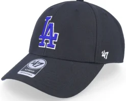 Fashion 47 Brand Los Angeles Dodgers MLB Sure Shot 47 Mvp Adjustable - Black