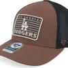 Trucker-47 Brand Los Angeles Dodgers Outskirts /Black Trucker - Brown