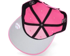 Adjustable-47 Brand Los Angeles Dodgers Raised Basic Mvp Rose/White Dad Cap - Pink