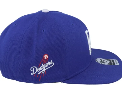 Snapback-47 Brand Los Angeles Dodgers Replica Sure Shot Captain Lad Royal Snapback - Blue