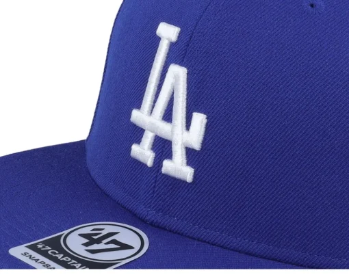 Snapback-47 Brand Los Angeles Dodgers Replica Sure Shot Captain Lad Royal Snapback - Blue