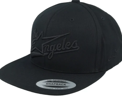 Clearance Alpinestars Los Angeles Hat Black/Black Snapback -