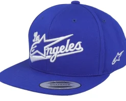 Snapback | Motor-Alpinestars Los Angeles Hat Blue/White Snapback -
