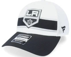 Trucker-Fanatics Los Angeles Kings Authentic Pro Draft White/Black Trucker -