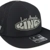 Clearance Fanatics Los Angeles Kings Authentic Pro Rink Hometown Black/Stone Trucker -
