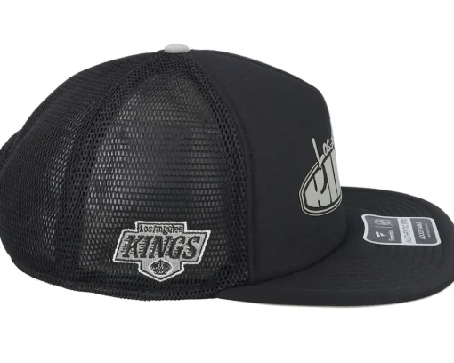 Clearance Fanatics Los Angeles Kings Authentic Pro Rink Hometown Black/Stone Trucker -